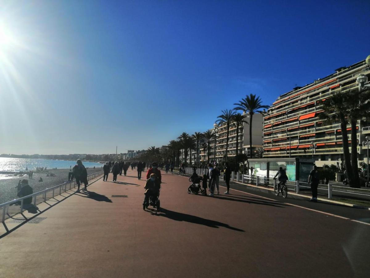 Cosy Studio 200 M From Nice Beach & Promenade Des Anglais Leilighet Eksteriør bilde